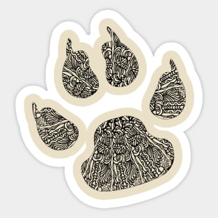 Pet paw Sticker